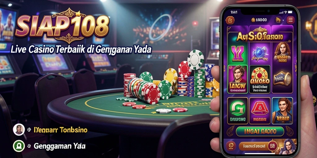 Gameplay mendebarkan dari SIAP108 dalam aplikasi Live Casino.